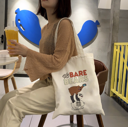we bare bear tote bag 5