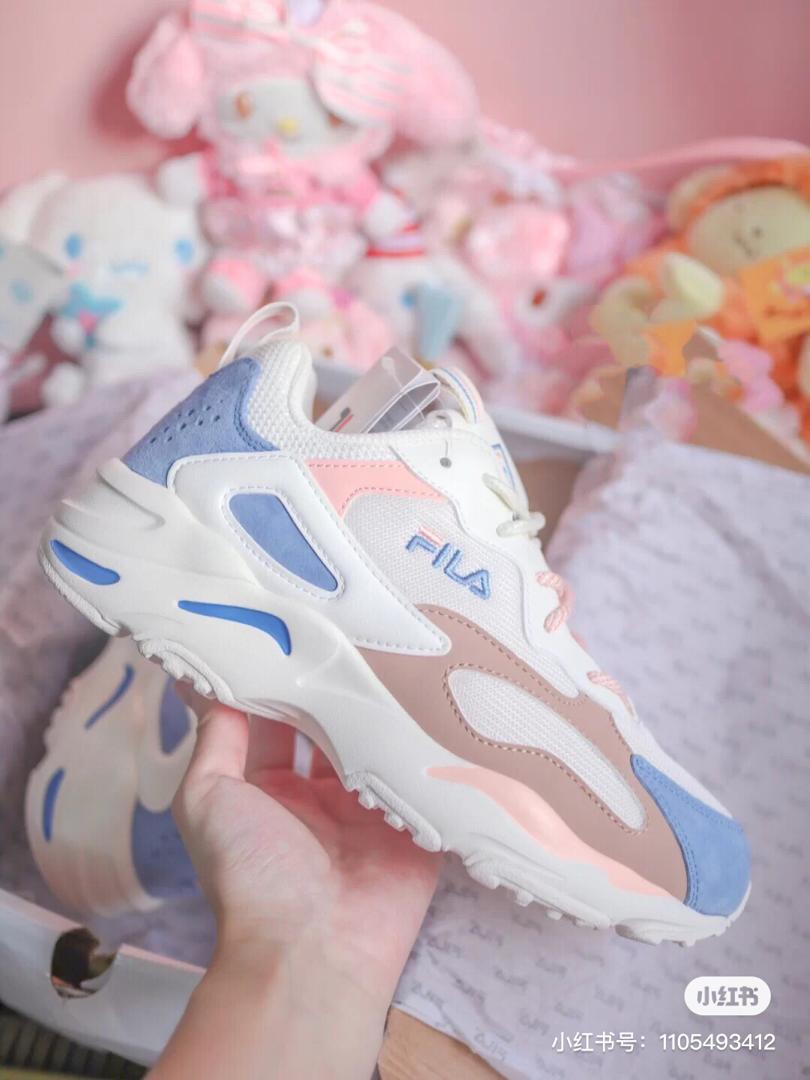 人气 FILA 「马卡龙粉紫」老爹鞋 14