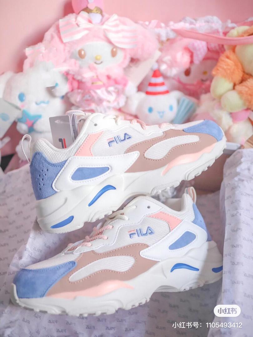 人气 FILA 「马卡龙粉紫」老爹鞋 17
