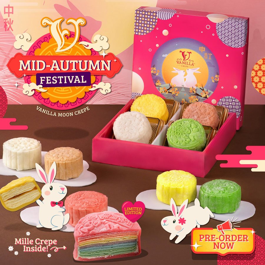 中秋节前夕各大品牌推出的月饼口味一家比一家创新!今年马来西亚千层蛋糕专卖店Vanilla Crepe首创推出的「Vanilla Moon Crepe千层月饼」,创新将千层蛋糕融入到冰皮月饼中营造极其丰富的口感,爱吃甜点的你绝对不能错过~