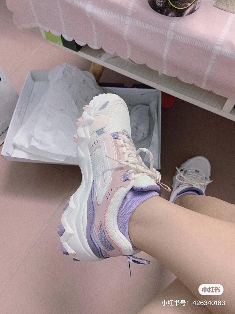 FILA 「梦幻粉紫」猫爪鞋 20