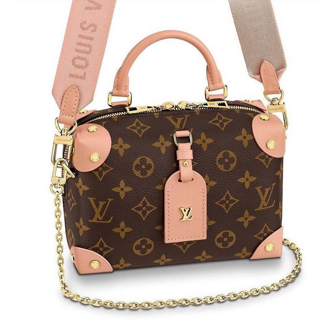 LV piete malle souple 柔嫩蜜桃粉