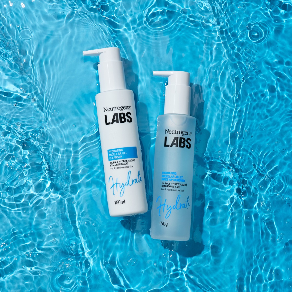 Neutrogena Labs 系列 PHA + HA 肌肤喝饱谁配方