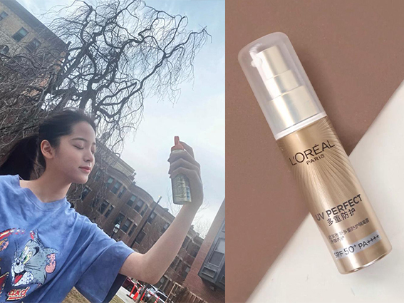loreal 防晒喷雾 欧阳娜娜同款