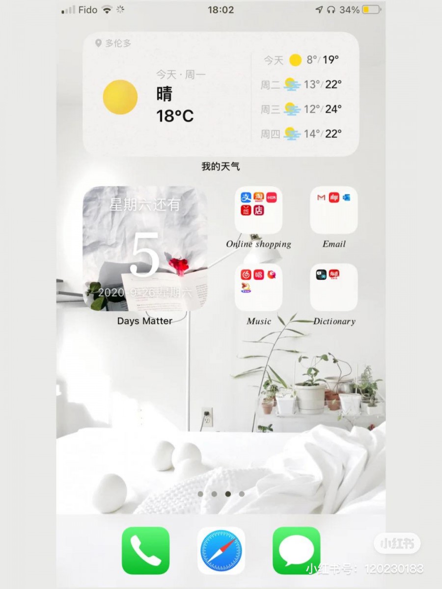 除了Widgetsmith,也推荐可以下载使用「Days Matter」和「Color Widgets」这两款APP,当中的日历时间模式,自定义背景图、颜色主题和字体功能,用以点缀桌面特别好用!
