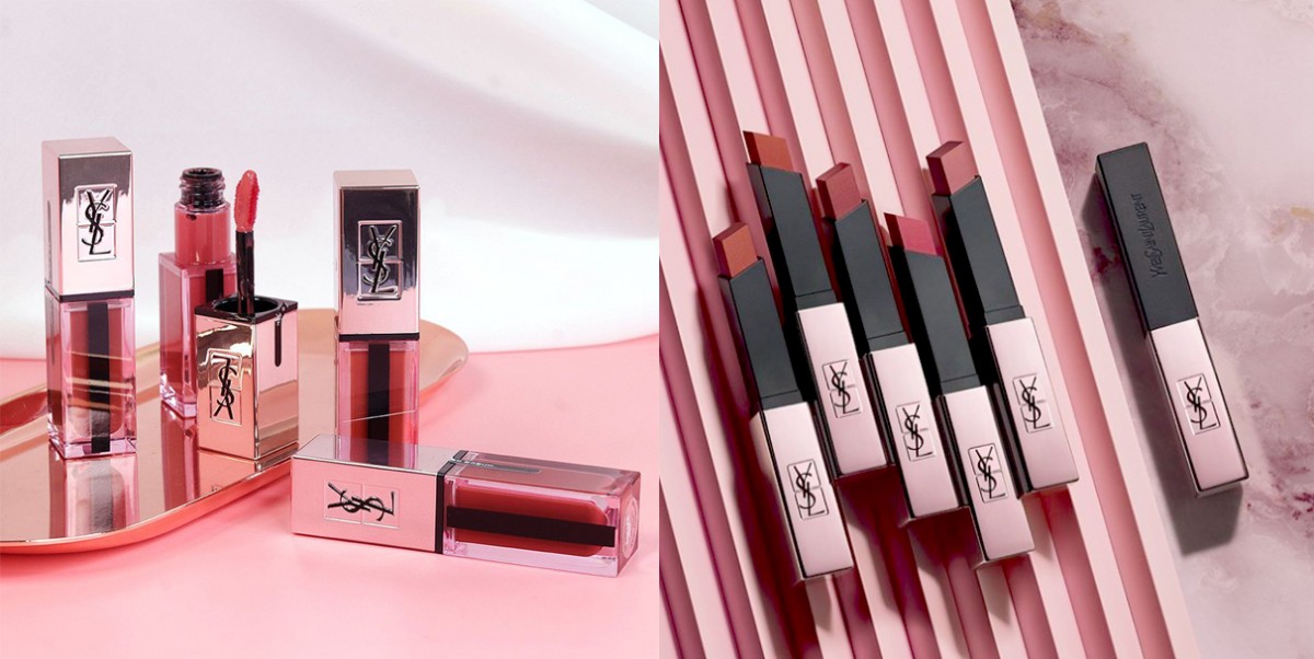 2020下半年秋冬美妆新品:YSL Illict Nudes Collection The Slim Glow Matte & Water Stain Glow 从几个月前一释出概念照就掀起美妆控疯狂热议的YSL玫瑰粉金系列,终于正式登陆大马!此外来临10月8日同系列的小粉管水光唇釉系列也会开售,据知配合10.10购物季官网还有打折,喜欢的女生不要错过啦~