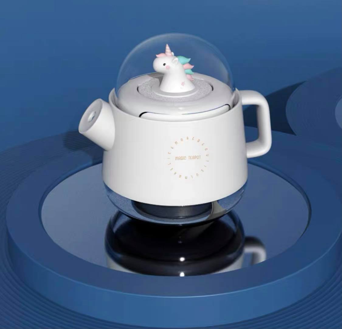 ✨可爱小水壶加湿器+小夜灯 独角兽、小恐龙款式都超级精致！水仓容量约360ml、喷雾时长可达9小时，还有暖光灯和七彩灯选项当小夜灯使用～想要空间弥漫香气，掀开透明盖子往卡通周围的香薰棉片滴几滴香薰精油即可。RM60 >> 链接