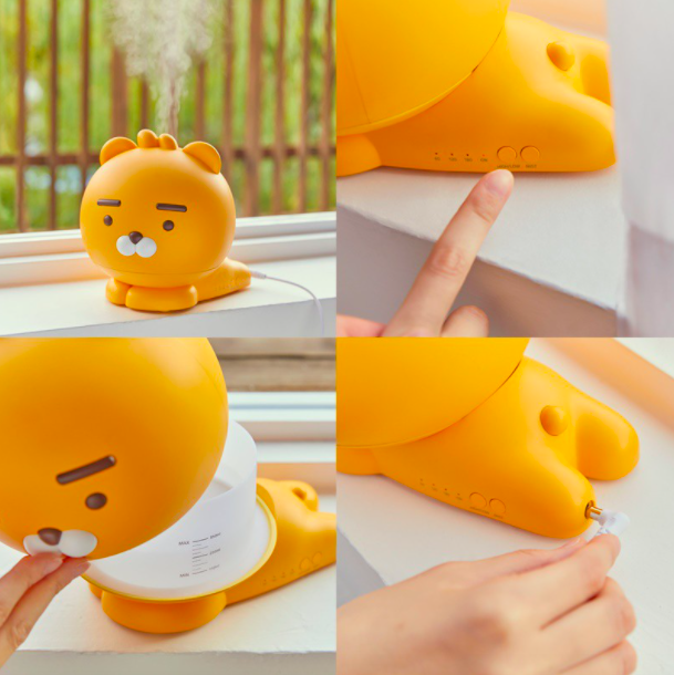 ✨ KAKAO FRIENDS 莱恩、屁桃加湿器 乍看好像头顶在冒烟的趴趴莱恩加湿器根本地表最萌有木有！（笑）掀开莱恩的头就能给加湿器加水，还能调节加湿强度～除了莱恩造型以外还有KAKAO FRIENDS里的可爱屁桃款可选～ RM259.90 >> 链接