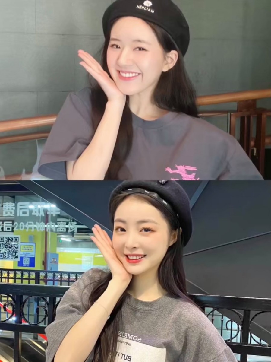 Tips 1:托腮显脸小 用手挡脸不仅显得可爱俏皮还能轻松显脸小,包括小编在内的圆脸妹纸必学(笑)~单手托腮拍法: