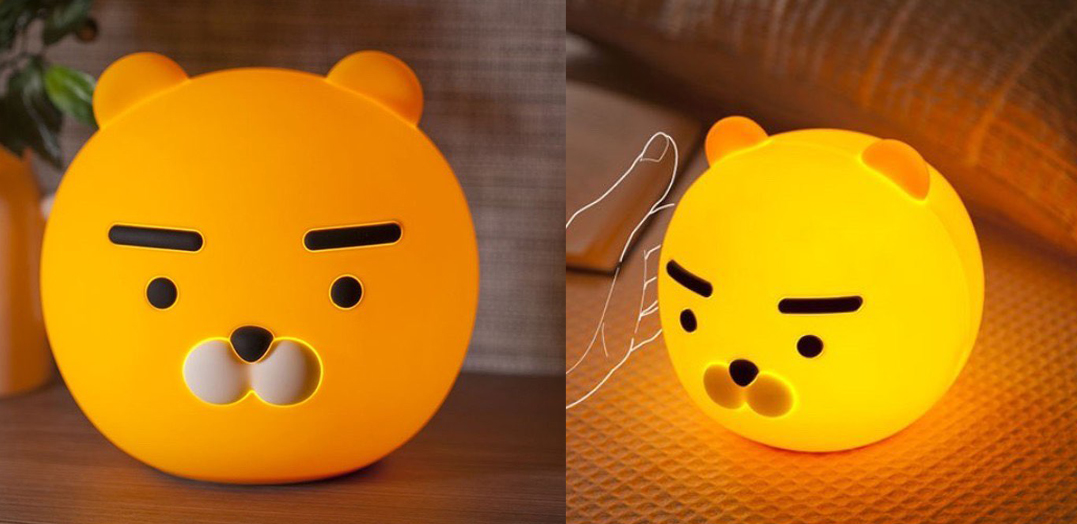 Kakao莱恩、屁桃小夜灯 | RM116.45 >> 链接 软糯糯的材质、拍拍就能点亮的莱恩、屁桃小夜灯，和阿编一样喜欢Kakao Friends的女生绝对会爱不释手～?