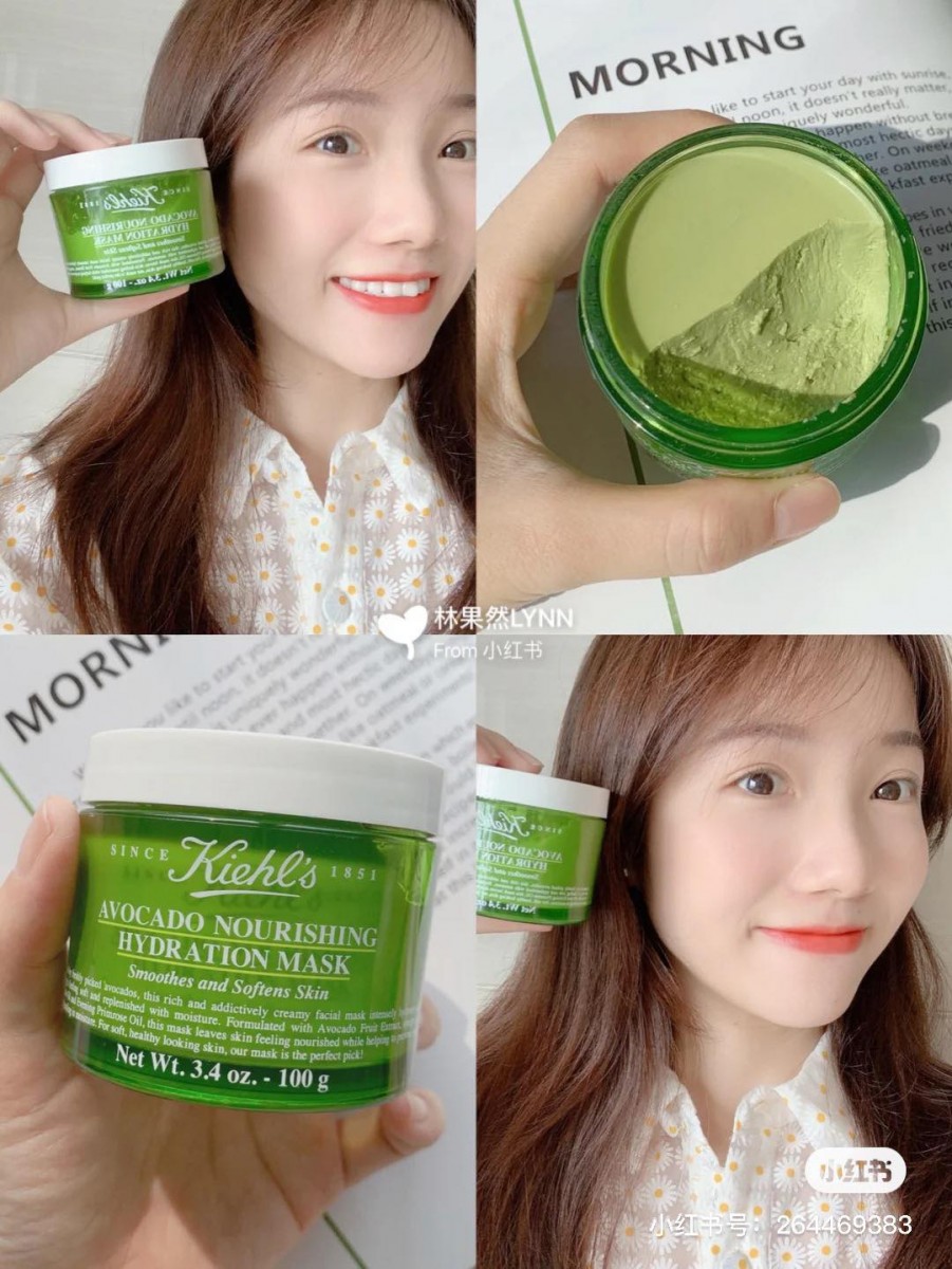Kiehl's 牛油果面膜 Avocado Nourishing Hydrating Mask 这款「干皮亲妈」面膜含有营养价值很高的牛油果萃取和月见草冷萃油,滋润补水、修护皮肤屏障效果超惊艳!小红书博主用完后皮肤超软+喝饱水,不仅干燥肌肤导致的泛红状态也褪去、敷完隔天眼周一些细纹也都消失不见了~推荐给备受干皮困扰的Girls入手!
