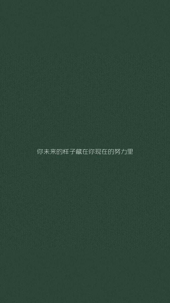 [文字语录壁纸】「你未来的样子,藏在了你现在的努力里~」
