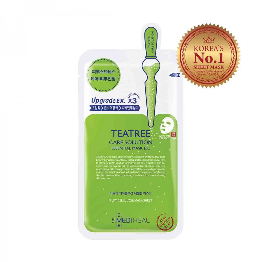 ✨ MEDIHEAL TEATREE CARE SOLUTION ESSENTIAL MASK REX 茶树精华面膜 (RM89.90 / 8pcs)>> 链接 这款面膜中含有茶树、洋甘菊萃取、积雪草萃取等有效调节油水平衡、维稳和舒缓镇静肌肤的成分,对于改善脸部泛红和抑制痘痘颇有效果~