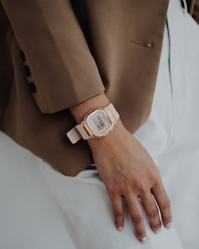 G-Shock 玫瑰金腕表