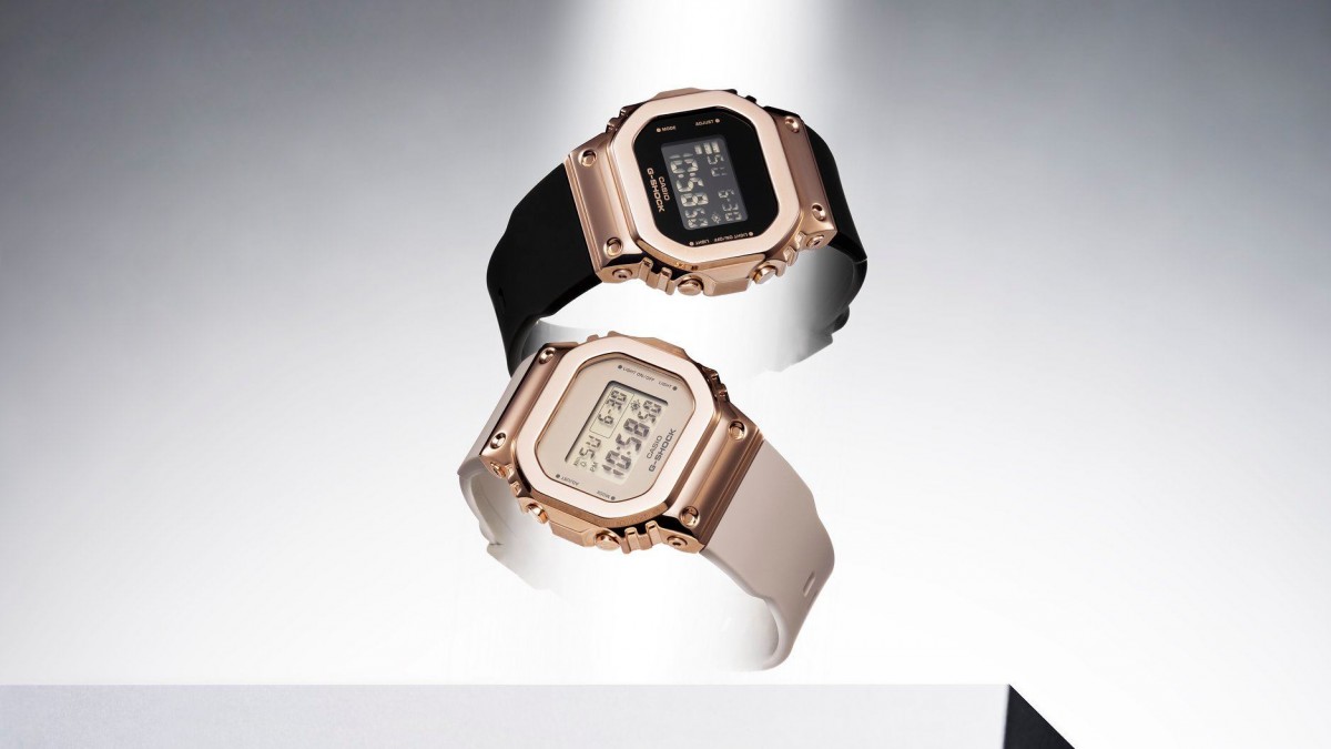 G-shock 玫瑰金粉