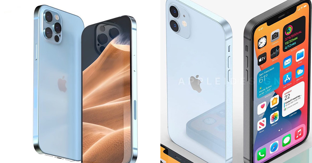 iphone 12 天空蓝亮面