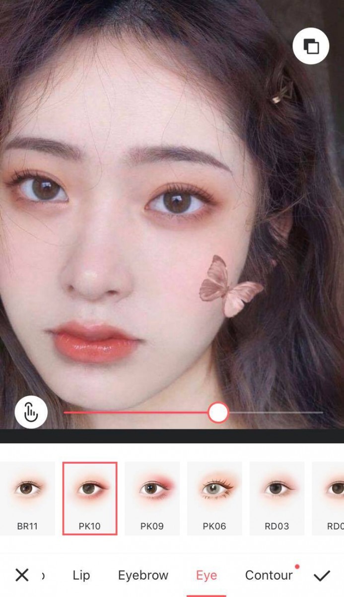 miacare 隐形眼镜 烟熏玫瑰眼妆