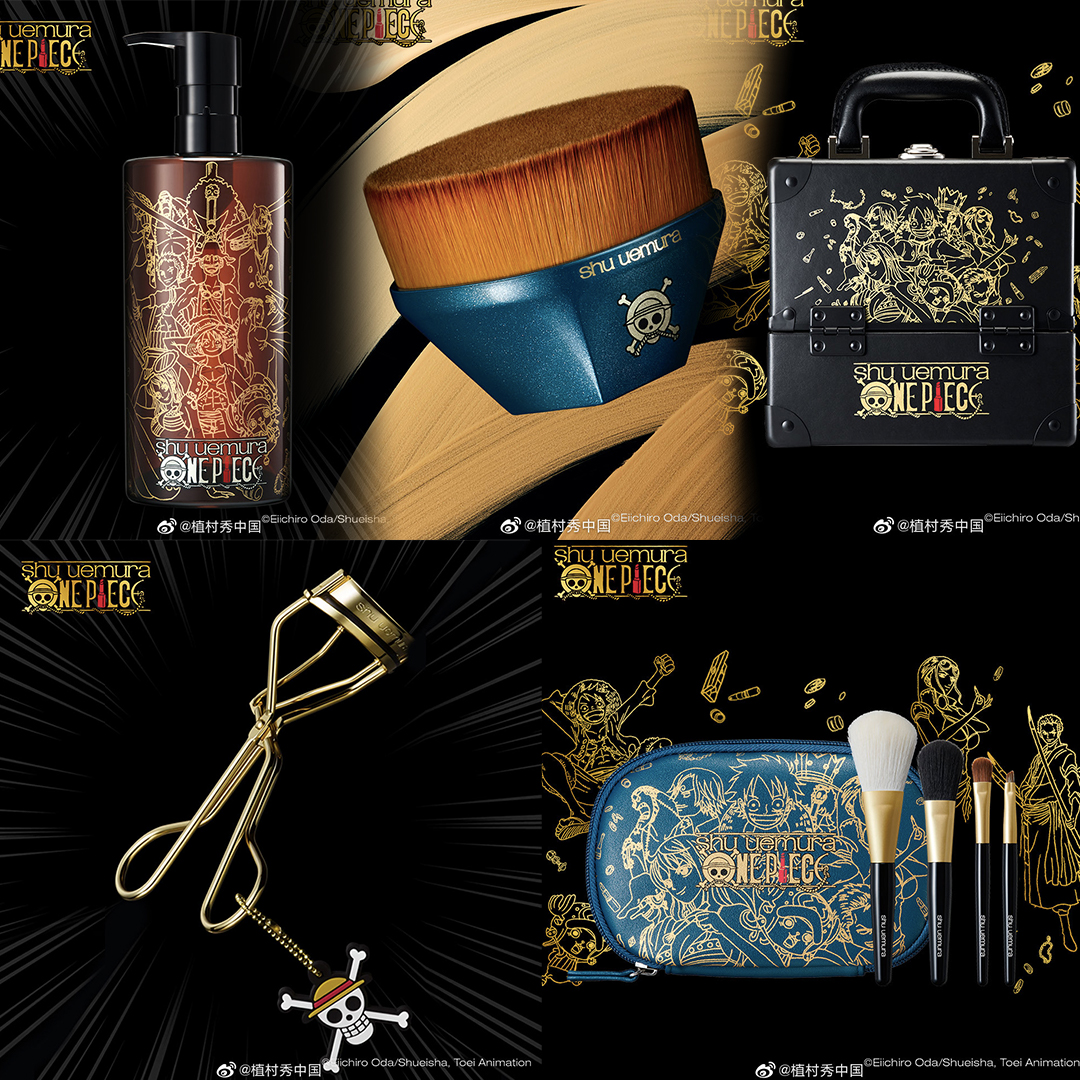 shu uemura X one piece 彩妆