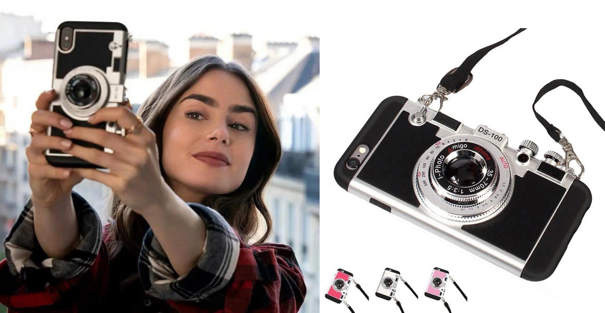 #1 Netflix超夯《Emily In Paris艾蜜莉在巴黎》同款复古相机造型手机壳绝对是本季最夯必买款啊！RM19.50 