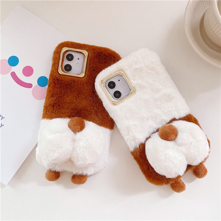 #7 女生绝对无法抵抗这款毛茸茸柯基屁屁手机壳的魅力！? 虽然戴上很浮夸但真的可爱破表啊～ RM15.80