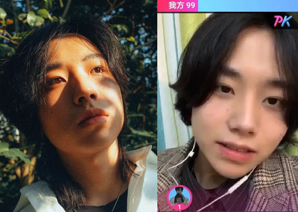 但少了美颜滤镜加持的直播画面和照片让网民表示:日系风格还是那个日系风格,但人就好像不是那个人了~(笑)