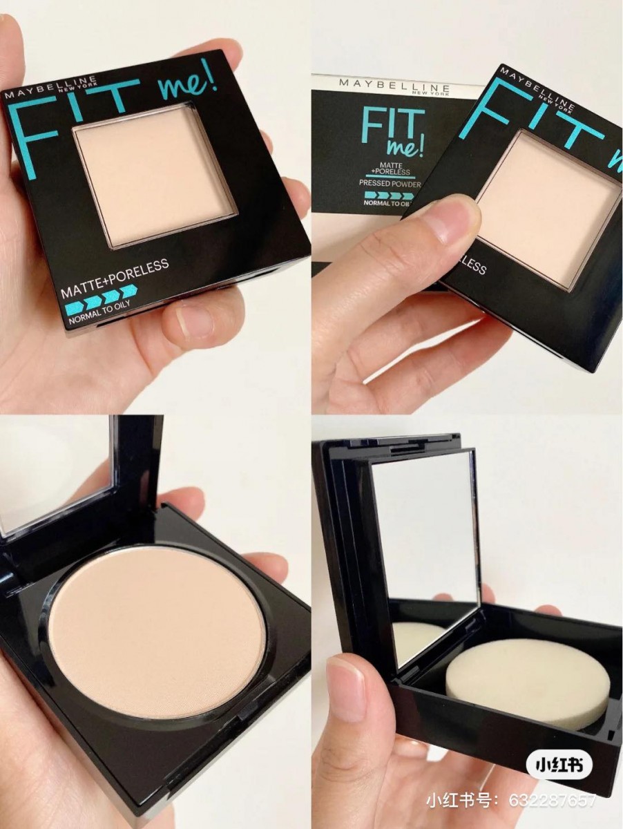 Maybelline Fit Me Matte + Poreless Pressed Powder 粉饼（RM23） >> 链接 专业化妆师也用到铁皮见底、反复回购的一款蜜粉饼，吸油力和修饰毛孔能力极强！美妆博主 @ 大佬甜 就曾多次安利过这款粉饼，指她用来补妆后脸上底妆就像刚上妆一样，完全不会卡粉结块。