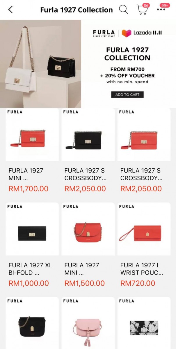 【双十一必买手表包包】Furla RM700起 + 20%折扣 no minimum spend >> （点击我查看购买详情）Furla家最有名的系列之一 -- 1927 Collection完美演绎都市时髦风！趁优惠入手超划算的说～