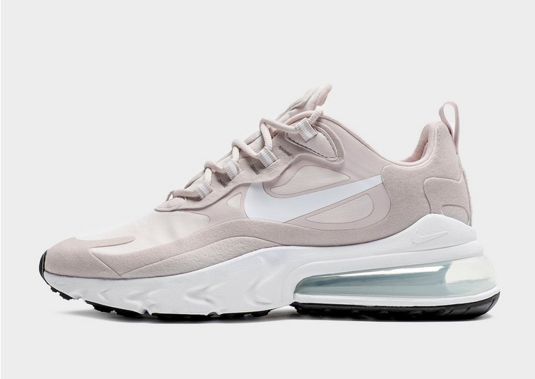 Nike Air Max 270 React 玫瑰柔粉色 | RM609 >> (点击我查看更多购买详情) 微甜感玫瑰柔粉色百搭清新还很减龄,少女心炸裂!