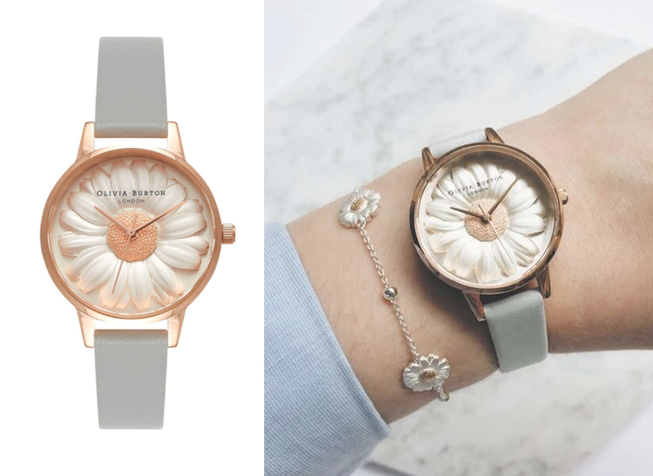#6 Olivia Burton 3D DAISY Rose-Gold 30 mm Women's Watch 除了渐变色海洋系列,Olivia Burton家的立体小雏菊手表也是常年热销款!和编辑一样的「小雏菊控」绝对对这款爱不释手啊~(RM819)>> 点击查看链接