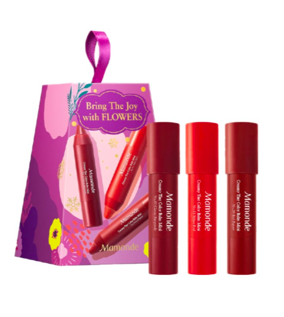 节日限定Best Creamy Tint Color Balm Trio Set(RM62,原价Rm84)很适合用来做圣诞礼物交换呢~