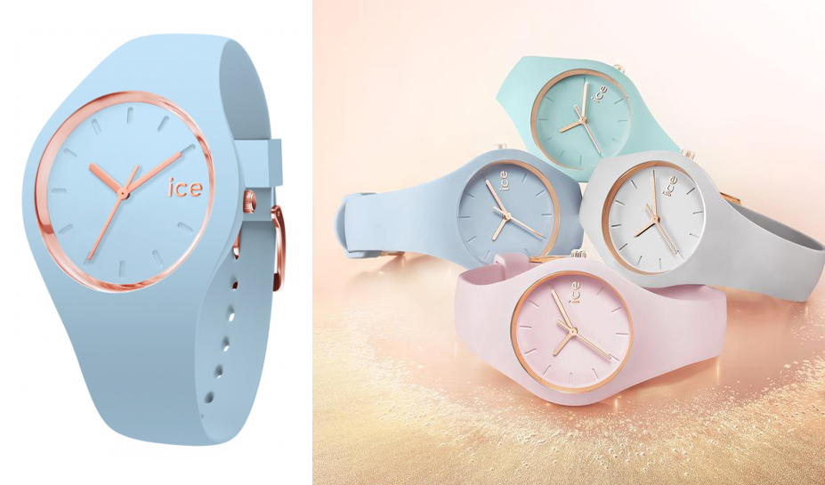 #11 Ice-Watch ICE Glam Pastel - Lotus (Medium) 柔蓝色控绝对不能错过的一款艾施腕表,佩戴上手很有减龄感呢~(RM349)>> 点击查看链接