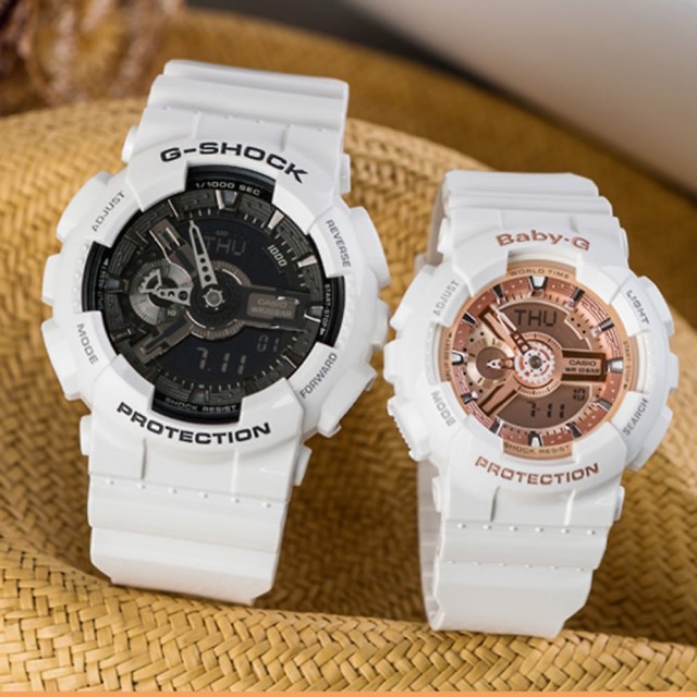 Gshock X baby G 灰黑 玫瑰金