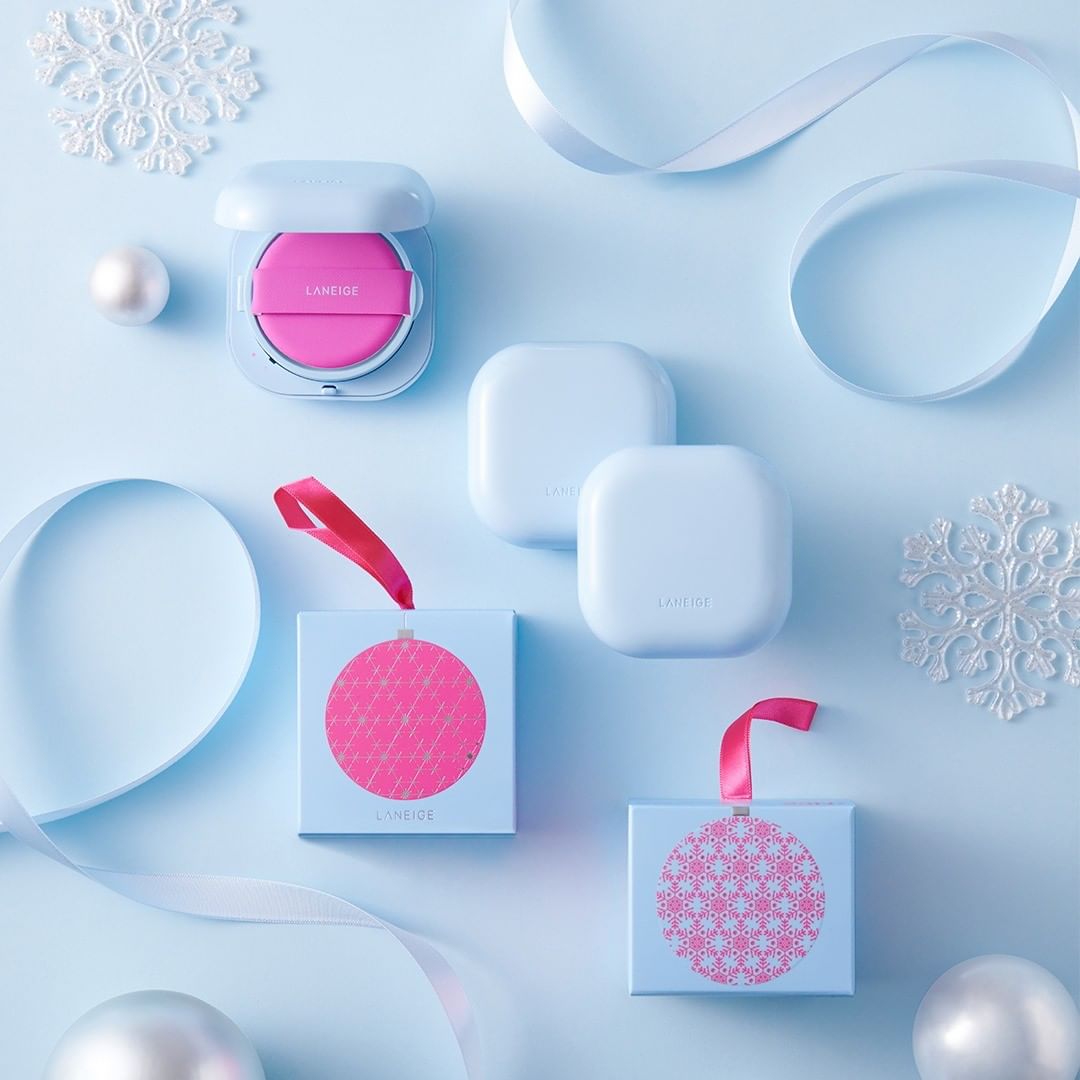 laneige blue cushion