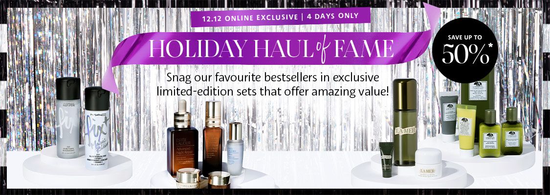 Sephora 12.12 Sale 超值护肤美妆优惠组、下单即省高达50% ：【点击前往查看双十二促销详情】