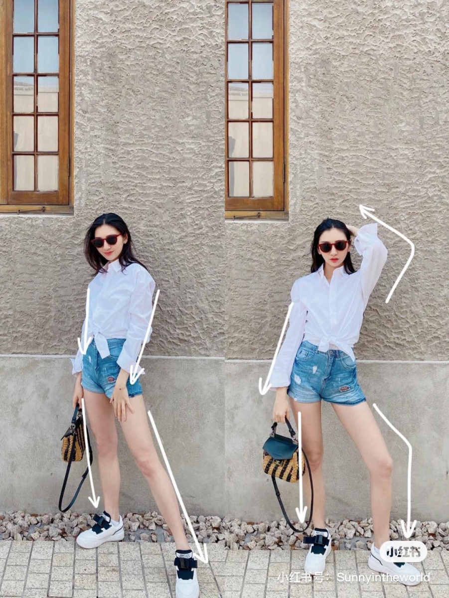 # 好看站姿拍照法：拍照不要再直愣愣站着比Yay啦～稍微变更一下手部和腿部Pose，朋友圈和IG「网美照」轻松GET～