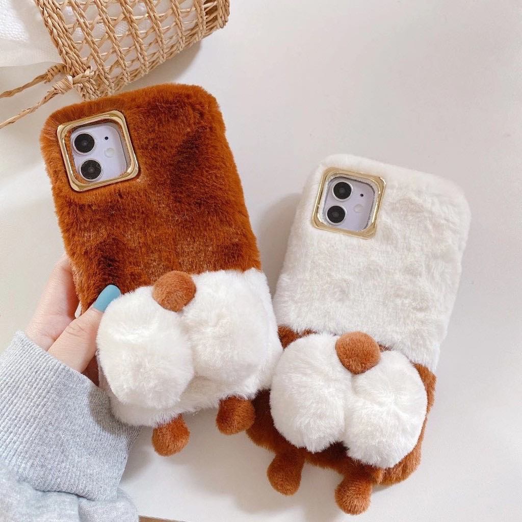 # 11 汪星人奴才们肯定抵抗不了这款 毛茸茸柯基屁屁手机壳的魅力暴击 ? RM14.31 >> 这里买