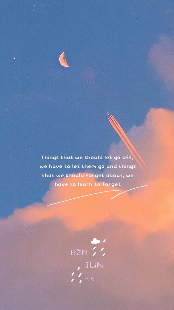 手机壁纸桌布：学会放手，放过自己。