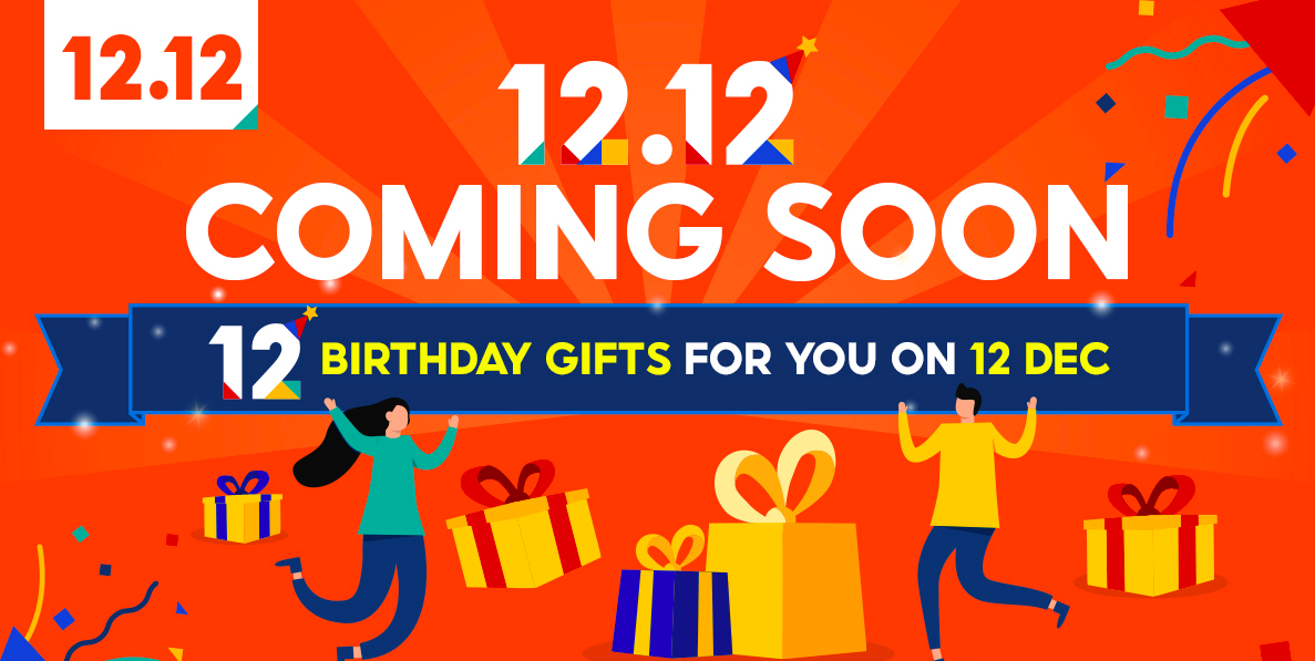 Shopee 双十二对Shopee而言不仅是购物节，还是平台生日哟～Shopee店铺和Shopee Mall商家在这期间各种优惠促销超狂，一定要快手扫货啊（笑）本次Shopee和许多商家官方店铺有优惠合作，双十二当天抢购个大品牌3C产品、美妆护肤品、家居用品和时尚单品，借可享独家优惠 >> 【点击了解促销详情】