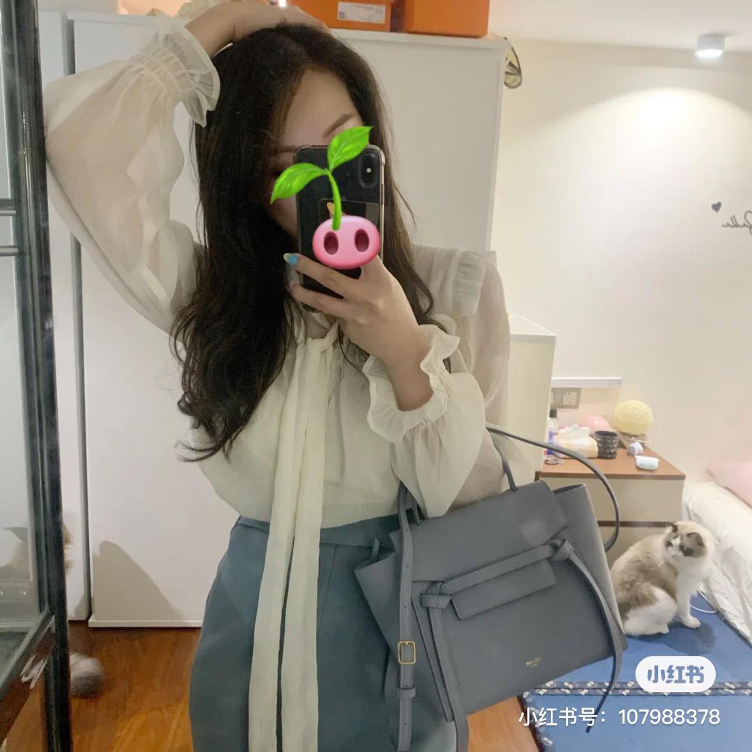 celine 天空蓝包包