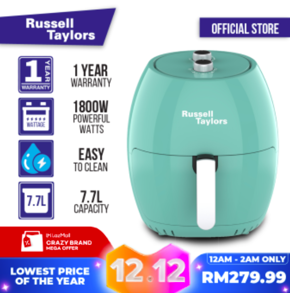 嘴馋想吃炸物,但一想到要开锅烧一大盆油就直接劝退!空气气炸锅不仅让炸物料理更简单完成,比起传统油炸式也更健康许多哟~ RM299.99 >> 【点击查看购买详情】