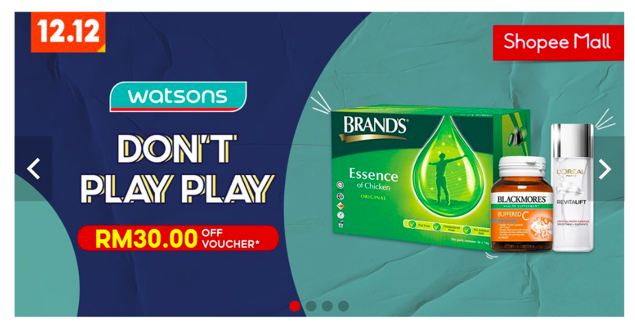 Watsons 12.12 Sale RM12商品必抢、高达50%超狂折扣: 【点击前往查看双十二促销详情】