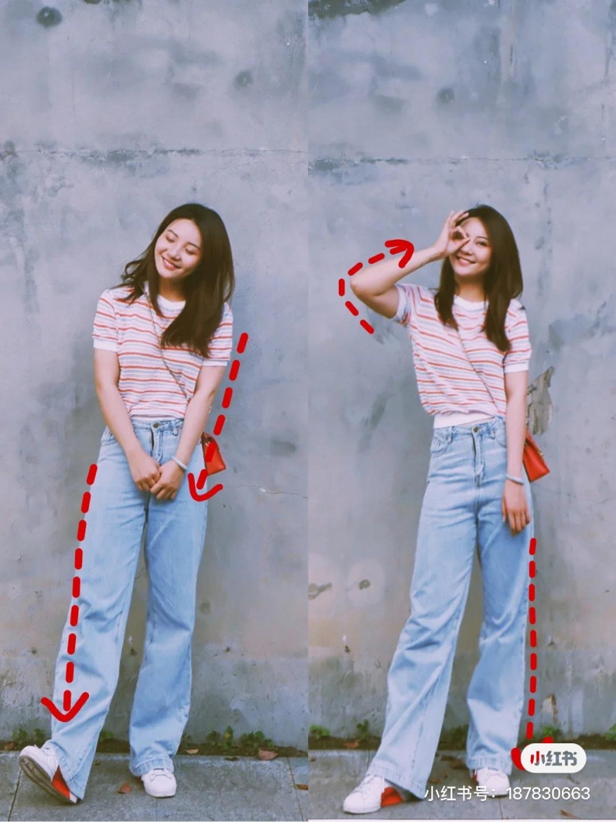 # 好看站姿拍照法：拍照不要再直愣愣站着比Yay啦～稍微变更一下手部和腿部Pose，朋友圈和IG「网美照」轻松GET～