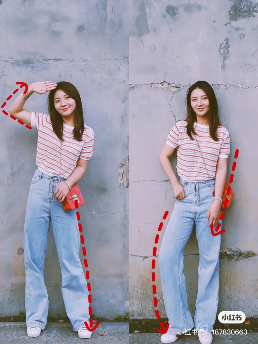 # 好看站姿拍照法：拍照不要再直愣愣站着比Yay啦～稍微变更一下手部和腿部Pose，朋友圈和IG「网美照」轻松GET～