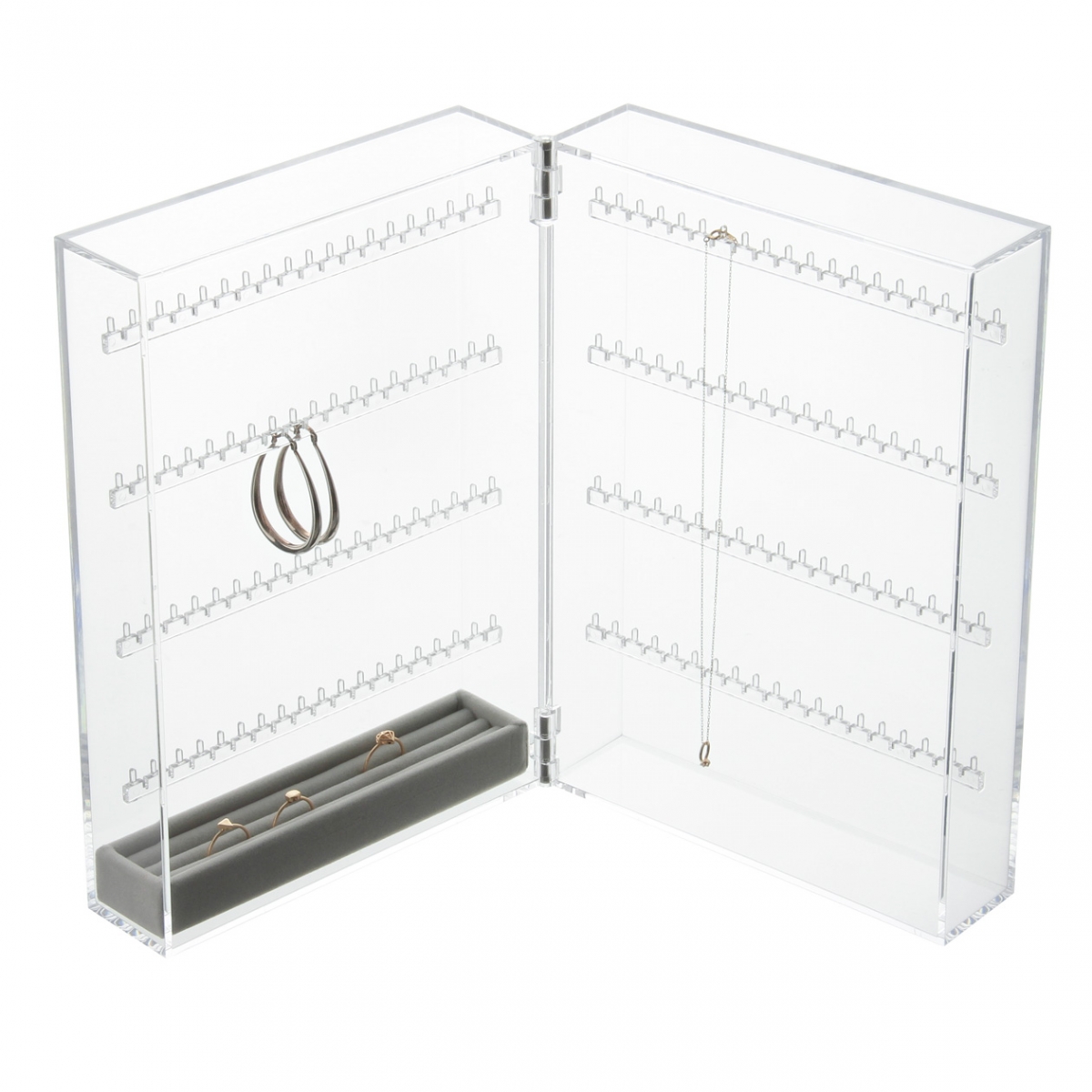 #13 MUJI Arcylic Case For Pierced Earrings & Necklace 亚克力耳环饰品收纳架: 有了这款耳环收纳架就再也不用担心耳环、项链们「离家出走」消失不见啦~饰品控推荐入手!(RM89.90) >> 【点击查看购买详情】