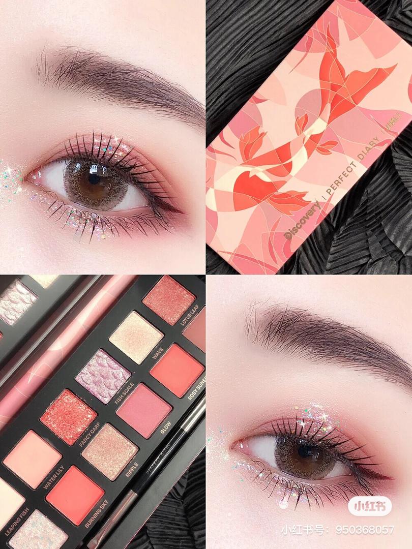 眼影盘 perfect diary 画法