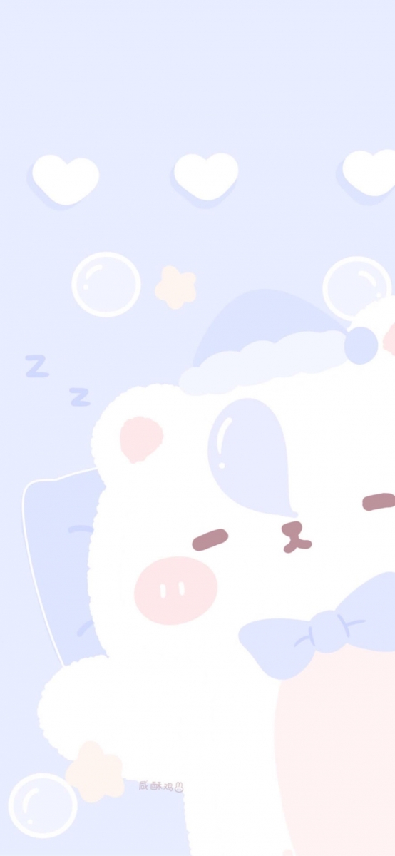 【手机壁纸Wallpaper · 可爱手绘插画系列】 未来会很明朗，好运就在路上。