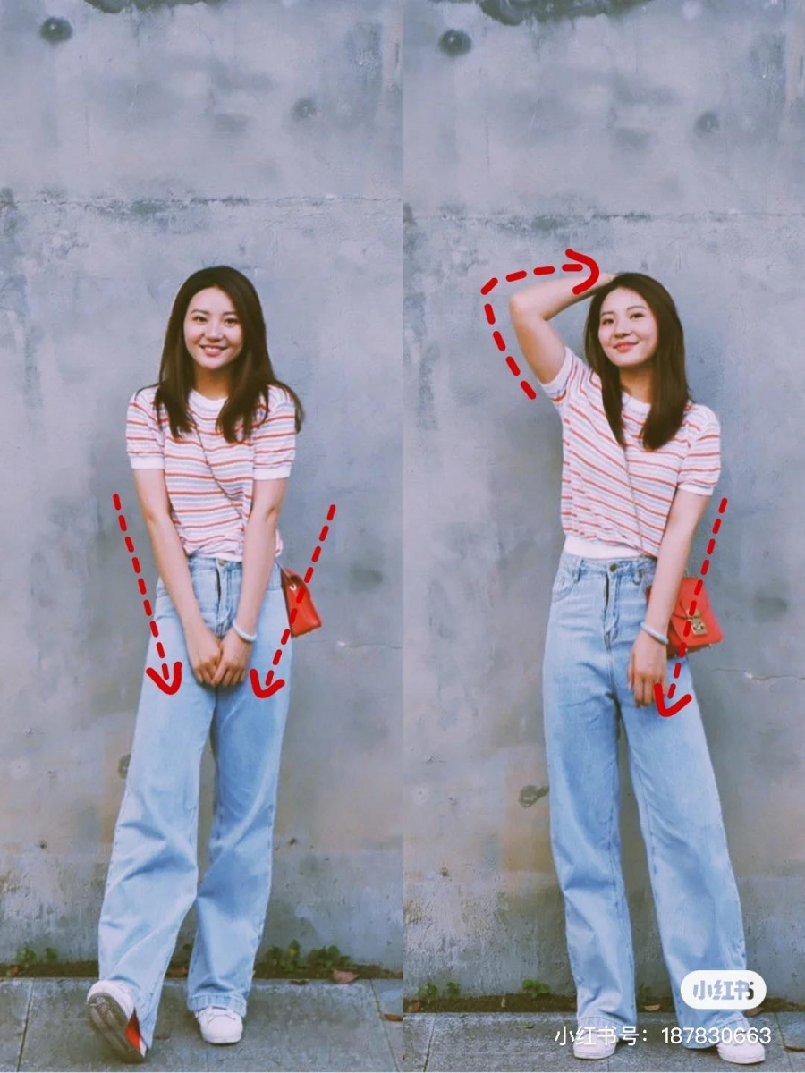 # 好看站姿拍照法：拍照不要再直愣愣站着比Yay啦～稍微变更一下手部和腿部Pose，朋友圈和IG「网美照」轻松GET～