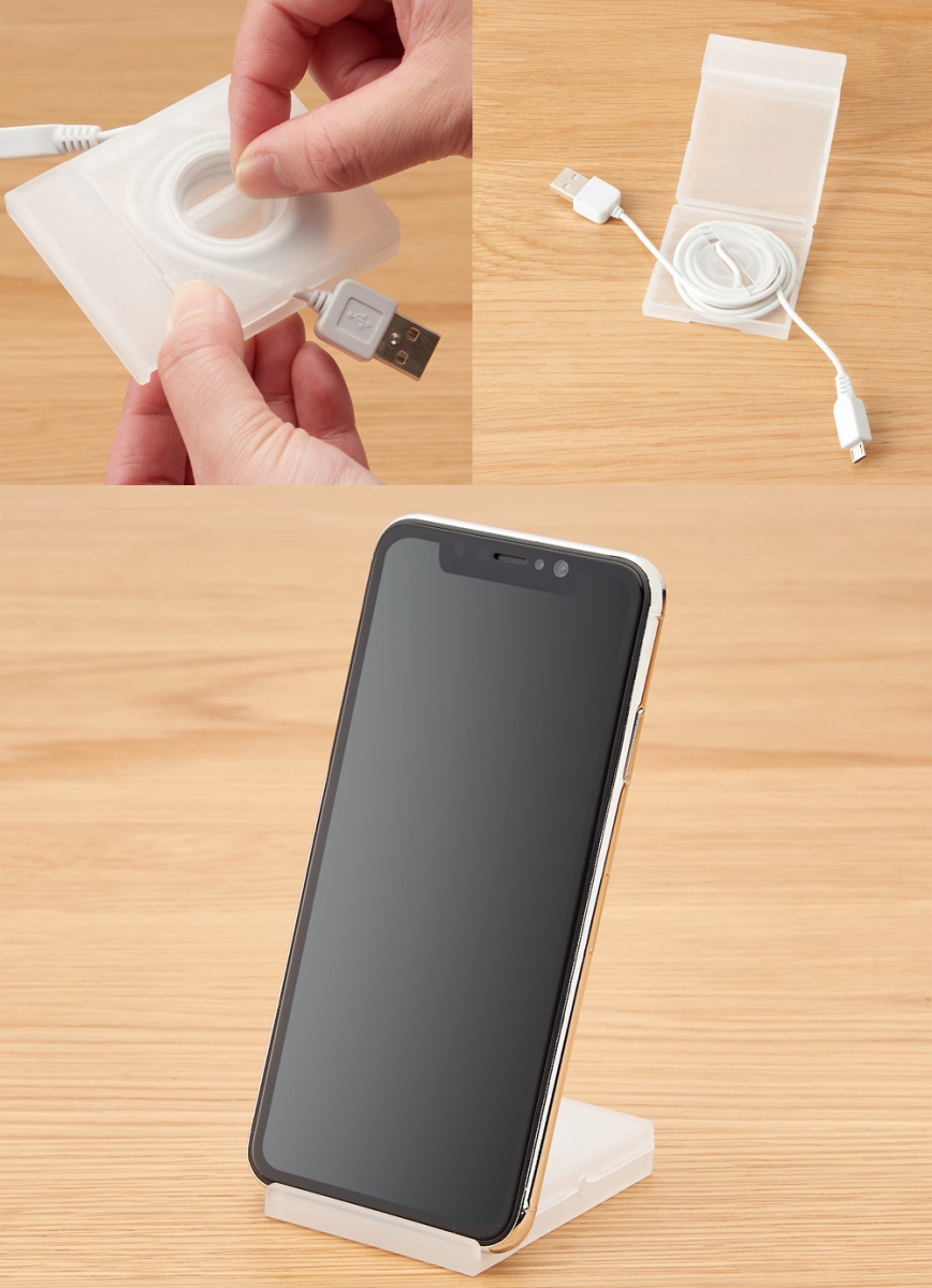 #9 MUJI Polypropylene Cable Storage 充电线收纳盒: 充电线在桌面上或包包里总是扭卷成一团?这款在日本一上架就卖疯的数据线收纳盒,完全就是每个人日常必备的收纳小帮手啊!而且还能当手机支架使用,设计太贴心了!(RM8.90)