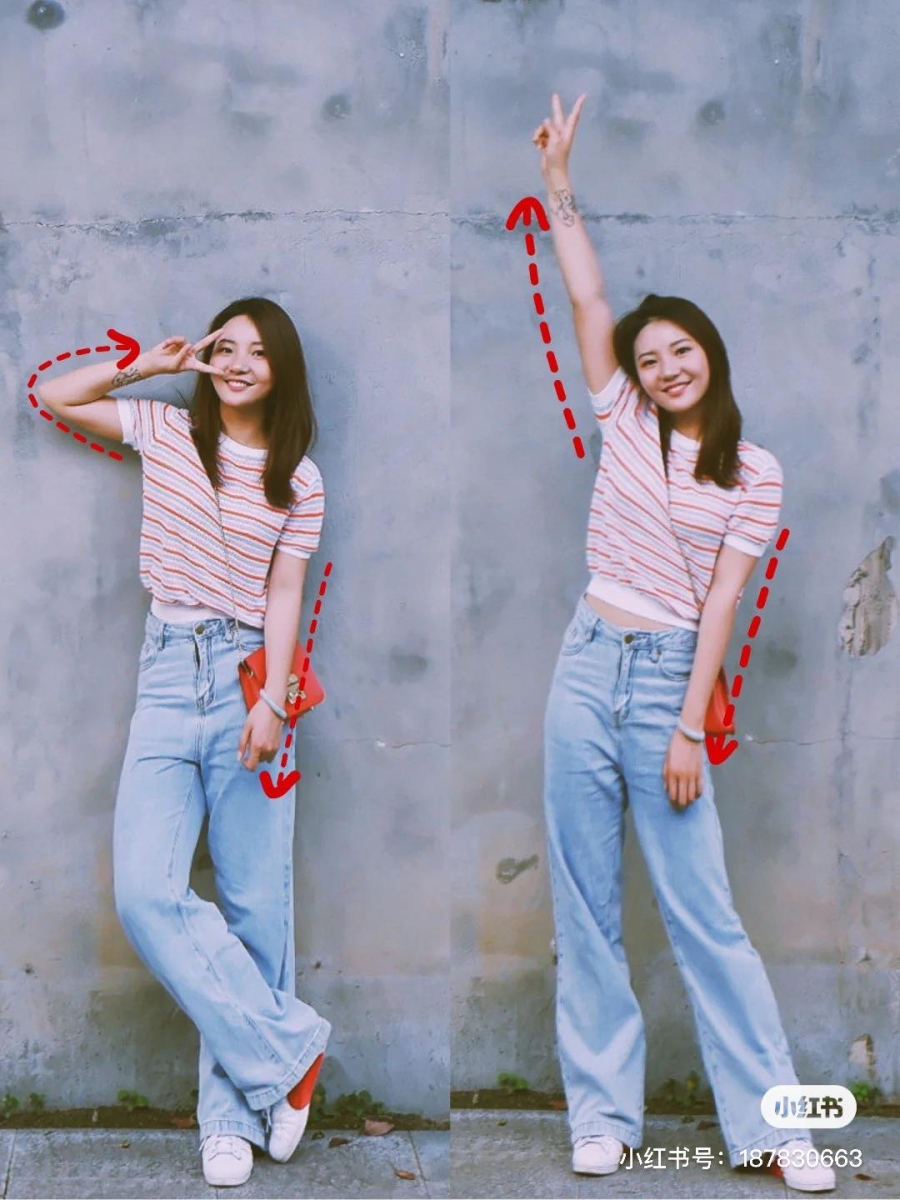 # 好看站姿拍照法：拍照不要再直愣愣站着比Yay啦～稍微变更一下手部和腿部Pose，朋友圈和IG「网美照」轻松GET～