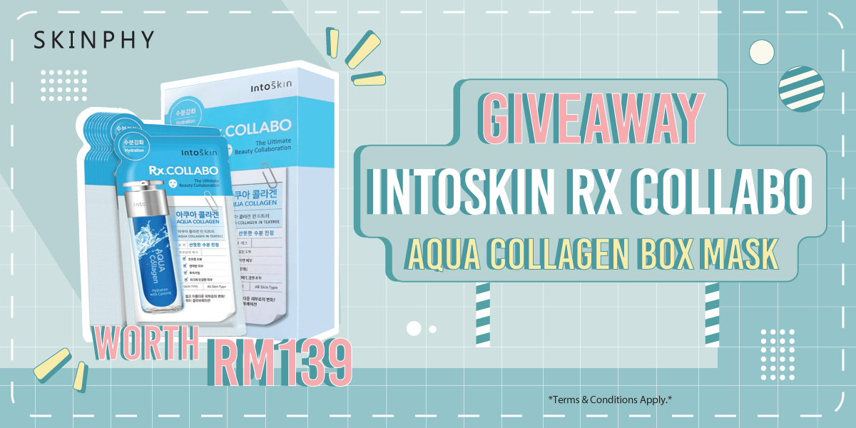 最后为你送上又一则年末好消息 ? INTOSKIN Rx. COLLABO面膜系列 x GIRLSTYLE马来西亚女生日常来赠奖啦！本文将赠予5位幸运儿各一套总价值RM139的INTOSKIN Rx. COLLABO面膜，参加方法如下： STEP ①：LIKE & SHARE 这篇文章（记得转发贴文要设置PUBLIC公开唷～） STEP ②：Tag你的2位亲友，并写下「你想要获得INTOSKIN Rx. COLLABO面膜的原因」。